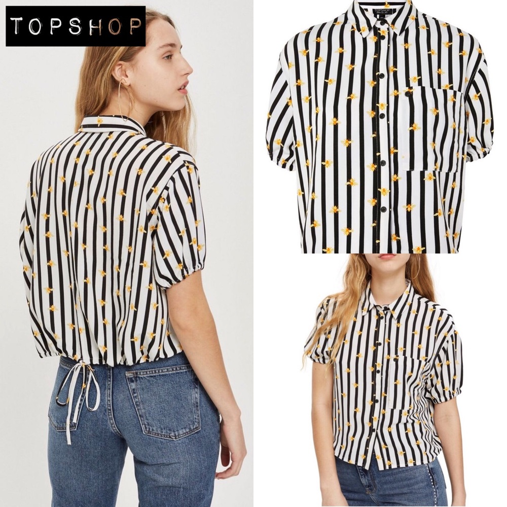TOPSHOP Bee Blouse